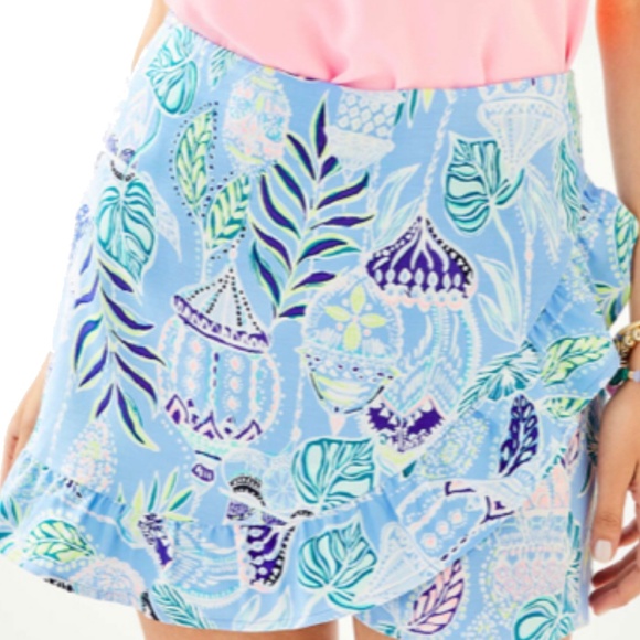 Lilly Pulitzer Women's Faye Skort Blue Periwinkle - Picture 1 of 1